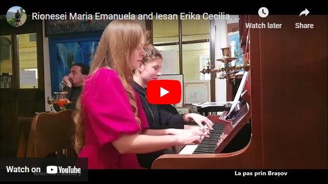 Rionesei Maria Emanuela and Iesan Erika Cecilia, piano recital at 4 hands